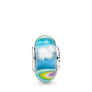 Pandora Iridescent Rainbow Charm, Murano Glass