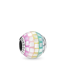 Load image into Gallery viewer, Pandora Multi-Color Mosaic Charm, Multi-Colored CZ