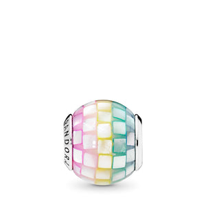 Pandora Multi-Color Mosaic Charm, Multi-Colored CZ