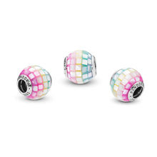 Load image into Gallery viewer, Pandora Multi-Color Mosaic Charm, Multi-Colored CZ