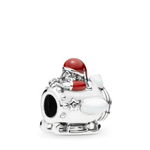 Load image into Gallery viewer, Pandora Santa in Space Charm, Clear CZ &amp; Multi-Colored Enamel