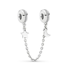 Load image into Gallery viewer, Pandora Personal Galaxy Safety Chain, Clear CZ