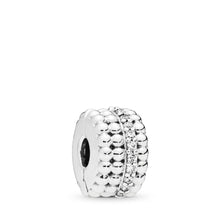Load image into Gallery viewer, Pandora Beaded Brilliance Clip, Clear CZ