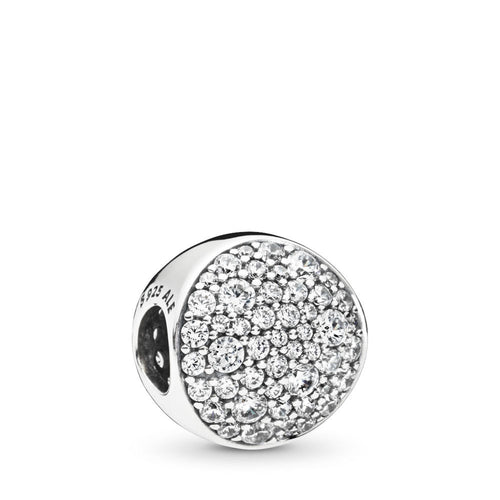 Pandora Pavé Sphere Charm, Clear CZ