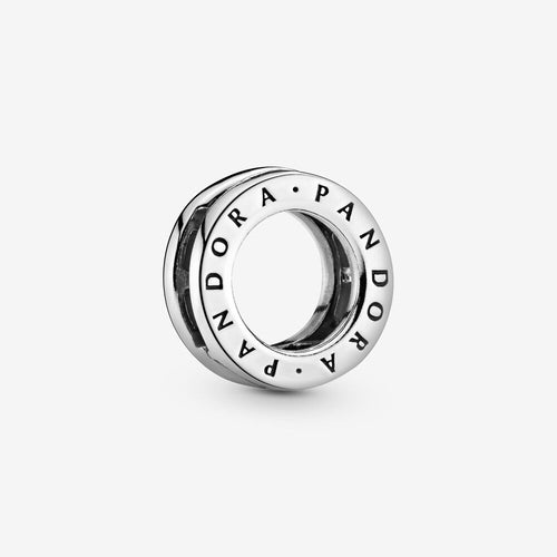 Pandora Logo Circle Clip Charm