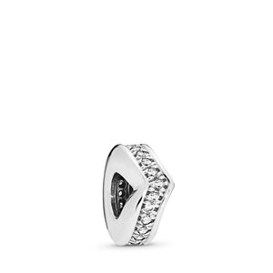 PANDORA Shimmering Wish Spacer, Clear CZ