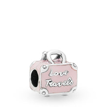 Load image into Gallery viewer, Pandora Pink Travel Bag Charm