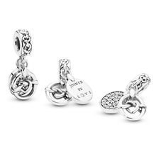 Load image into Gallery viewer, PANDORA Knotted Heart Dangle Charm
