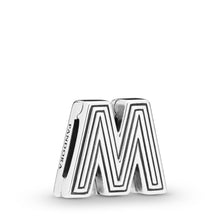 Load image into Gallery viewer, Pandora Reflexions Letter M Clip Charm