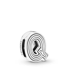 Load image into Gallery viewer, Pandora Reflexion Letter Q Clip Charm