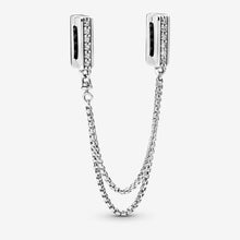 Load image into Gallery viewer, Pandora Reflexions™ Sparkling Safety Chain Clip Charm