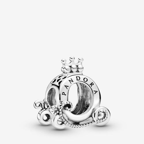 Polished Crown O Carriage Charm