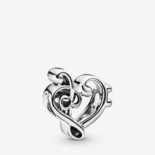 Load image into Gallery viewer, Heart Treble Clef Charm