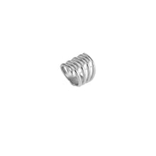 Load image into Gallery viewer, UNOde50 TORNADO Ring - Silver