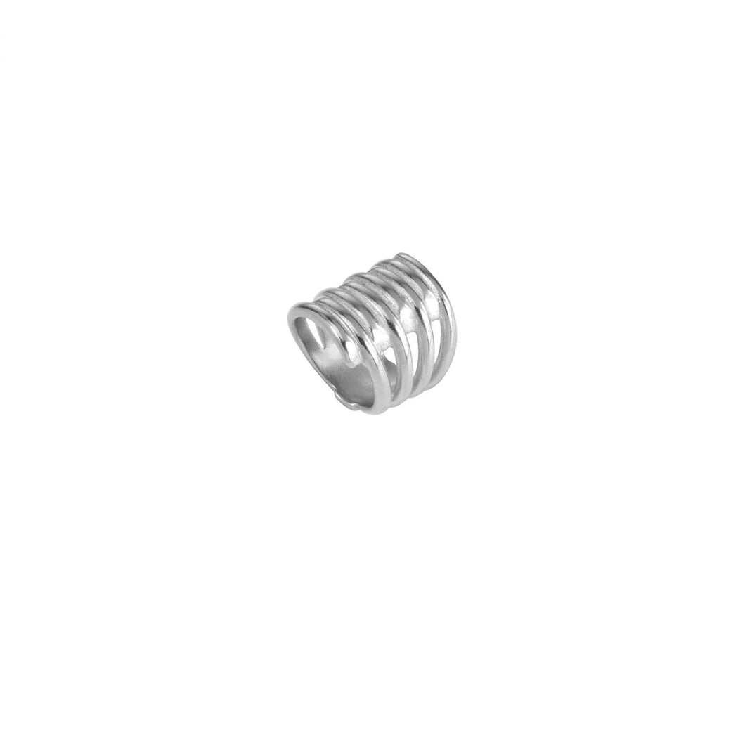 UNOde50 TORNADO Ring - Silver
