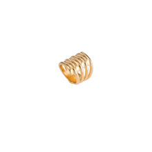 Load image into Gallery viewer, UNOde50 TORNADO Ring - Gold