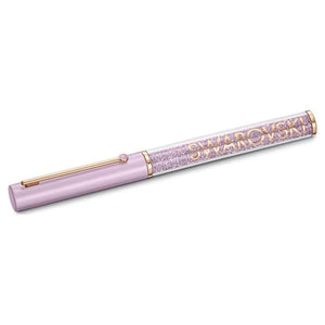 Crystalline Gloss ballpoint pen Purple, Rose gold-tone plated