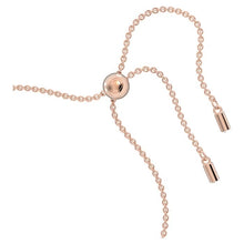 Load image into Gallery viewer, Una bracelet Heart, White, Rose gold-tone plated