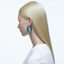 Load image into Gallery viewer, Lucent hoop earrings Blue