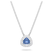 Load image into Gallery viewer, Millenia necklace Blue, Rhodium plated