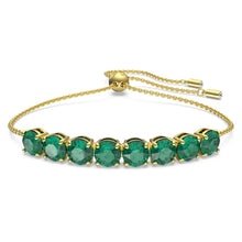 Load image into Gallery viewer, Exalta bracelet Green, Gold-tone plated