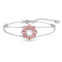 Load image into Gallery viewer, Sunshine bracelet Pink, Rhodium plated