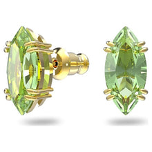 Load image into Gallery viewer, Gema stud earrings Green, Gold-tone plated
