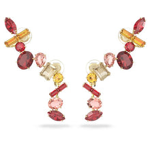 Load image into Gallery viewer, Gema clip earrings Multicolored, Gold-tone plated