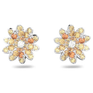 Eternal Flower stud earrings Flower, Multicolored, Mixed metal finish