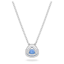 Load image into Gallery viewer, Millenia necklace Blue, Rhodium plated