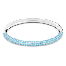 Load image into Gallery viewer, Stone bangle Blue, Stainless Steel