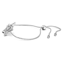 Load image into Gallery viewer, Stella bracelet Star, White, Rhodium plated