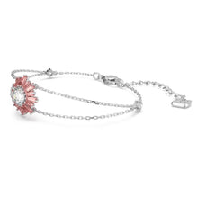 Load image into Gallery viewer, Sunshine bracelet Pink, Rhodium plated