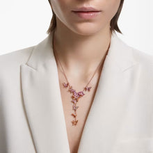 Load image into Gallery viewer, Lilia Y necklace Butterfly, Pink, Rose gold-tone plated