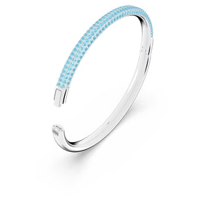 Stone bangle Blue, Stainless Steel