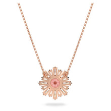Load image into Gallery viewer, Sunshine pendant Pink, Rose gold-tone plated
