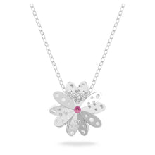 Load image into Gallery viewer, Eternal Flower pendant Flower, Pink, Mixed metal finish