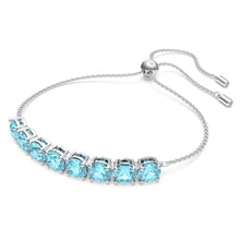 Load image into Gallery viewer, Exalta bracelet Blue, Rhodium plated