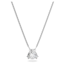 Load image into Gallery viewer, Millenia pendant Trilliant cut, White, Rhodium plated