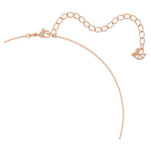 Load image into Gallery viewer, Swarovski Sparkling Dance set Clover, White, Rose gold-tone plated