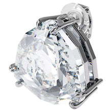 Load image into Gallery viewer, Swarovski Mesmera clip earring Single, Triangle cut crystal, White,