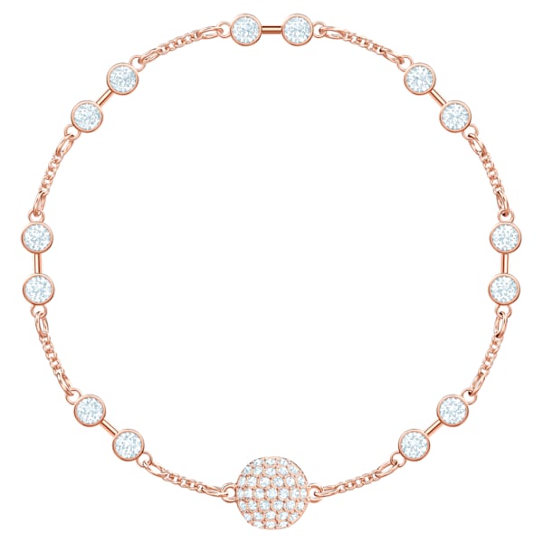 Swarovski Remix Collection Carrier, White, Rose-gold tone plated